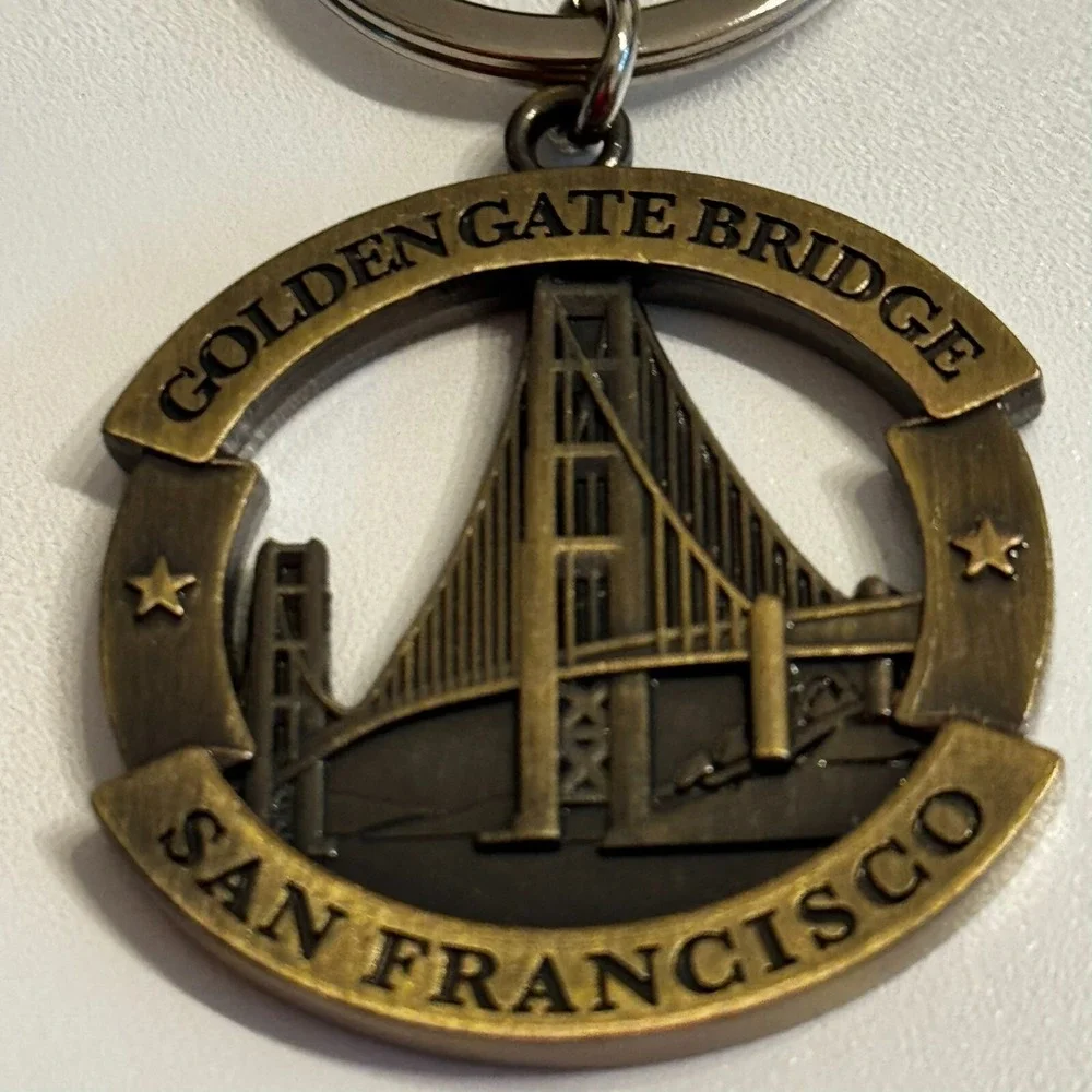 San Francisco‎ CA Golden Gate Bridge Keychain Key Ring